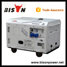 BISON China Zhejiang diesel única fase 15 kva gerador silencioso